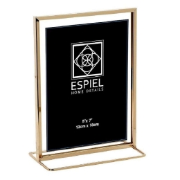 Κορνίζα 15Χ20cm Gold FAM312 Espiel Μέταλλο