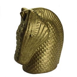Διακοσμητικό Άλογο 27cm Gold ROD135 Espiel Κεραμικό
