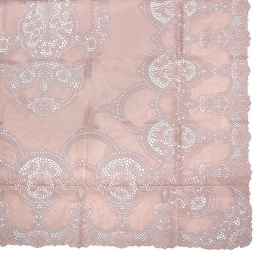 Τραπεζομάντηλο Vinyl PEZ124 Pink Espiel 135Χ135 Πολυέστερ