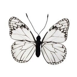 Πεταλούδα Διακοσμητική FTE332K3 80x70x7cm White Espiel Χαρτί