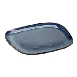 Πιατέλα Διακοσμητική ROG304 28x24x2cm Blue Espiel Κεραμικό