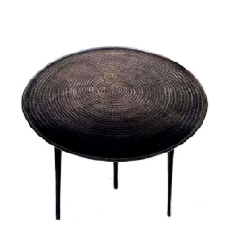 Τραπεζάκι Σαλονιού DUG204 63,5x63,5x45,7cm Black Espiel Αλουμίνιο