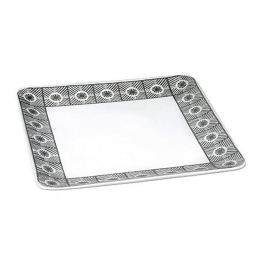 Πιάτο Dande Τετράγωνο Ρηχό Lis101K6 27X27cm Grey-White Espiel Κεραμικό