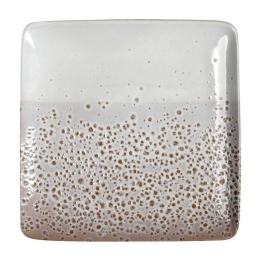 Πιάτο Artisti Τετράγωνο Ρηχό Lis401K6 27X27cm Beige-White Espiel Κεραμικό