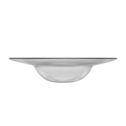 Πιάτο Στρογγυλό Circle Βαθύ Risotto-Spaghetti Hor1502K6 Φ24,5cm Clear Espiel Γυαλί