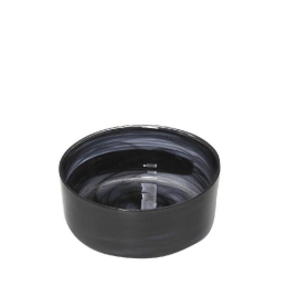 Μπωλ Atlas Οβάλ Alabaster Hor1628K6 15cm Black Espiel Γυαλί