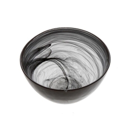 Μπωλ Atlas Στρογγυλό Hor1330K6 Φ15cm Black Espiel Γυαλί