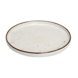 Πιάτο Πορσελάνινο Terra Step Ρηχό Tlk130K2 Φ30cm Cream Espiel Πορσελάνη