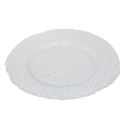 Πιάτο Με Χείλος Ρηχό Ramos Hor1131K6 Φ33cm Clear Espiel Γυαλί