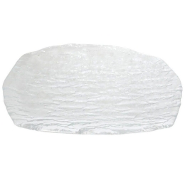 Πιατέλα Παραλληλόγραμμη Ramos Hor1106K6 44X29cm Clear Espiel Γυαλί