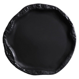 Πιατέλα Volcano Qab104K4 Φ30cm Black Espiel Πορσελάνη