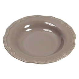 Πιάτο Βαθύ Tiffany RSG102K6 Φ24cm Brown-Grey Espiel Κεραμικό