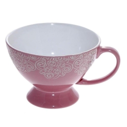 Μπωλ Vienna Hun101K6 320mlΦ13,3cm Pink Espiel Κεραμικό