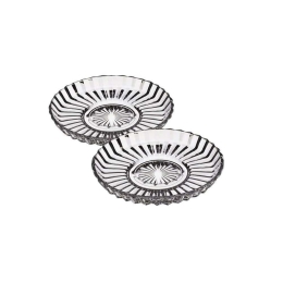Πιατάκια Γλυκού Fd (Σετ 6τμχ) Fd68057-6 Φ11cm Clear Espiel Γυαλί