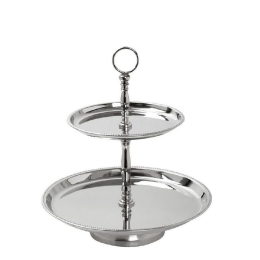 Ορντεβιέρα Διώροφη Get213 26X15cm Silver Espiel Ανοξείδωτο Ατσάλι