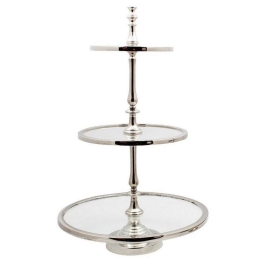 Ορντεβιέρα 3 Επιπέδων Get251 43Cm. Ανοξείδωτο Ατσάλι Inox Espiel Ανοξείδωτο Ατσάλι