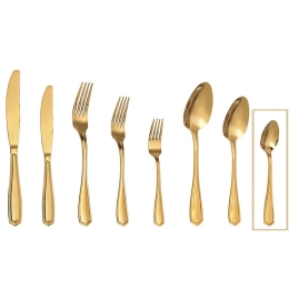 Κουταλάκι Του Γλυκού Empire Gyg207K12 Gold Espiel Ανοξείδωτο Ατσάλι