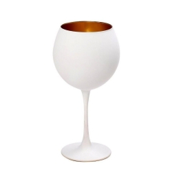Ποτήρι Κρασιού Maya RAB313K6 655ml White-Gold Espiel Γυαλί