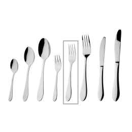 Πιρούνι Φρούτου Prime 17.8cm Cus106K12 Silver Espiel Ανοξείδωτο Ατσάλι