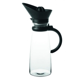 Κανάτα Με Στιφτη Cam1010 Black-Clear Espiel Γυαλί