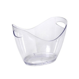 Σαμπανιέρα Οβάλ Μεγάλη 35Χ25.5Χ25.5cm Mpa104K8 Clear Espiel Πλαστικό