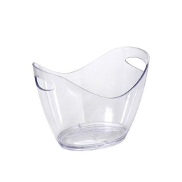Σαμπανιέρα Οβάλ Μικρή 26.5Χ20Χ19.5cm Mpa101K10 Clear Espiel Πλαστικό