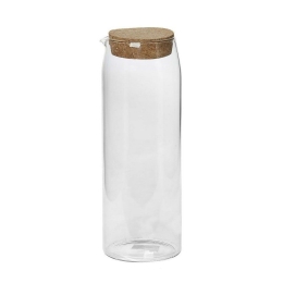 Μπουκάλι Με Φελλό Lor617 800ml Clear Espiel Γυαλί
