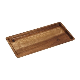 Δίσκος Ορθογώνιος Bag106 12.5Χ25Χ1.5cm Natural Espiel Ξύλο