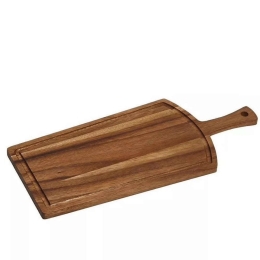 Πλατώ Ορθογώνιο Με Αυλάκι Bag120 21Χ47Χ1.5cm Natural Espiel Ξύλο