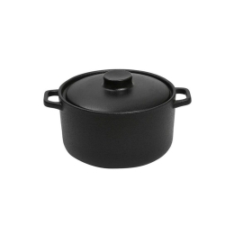 Κατσαρολάκι Κεραμικό Lava Nol105 16.3Χ12Χ6cm Black Espiel 16 cm Κεραμικό