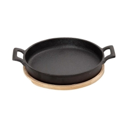 Σαγανάκι Στρογγ. Με Βάση Bamboo Sag101 24Χ20Χ5,5cm Black Espiel Μαντέμι