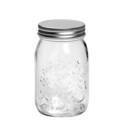 Βαζάκι Με Καπάκι Rak103K12 500ml Clear Espiel Γυαλί