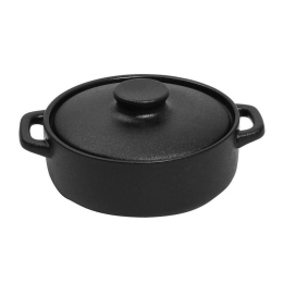 Κατσαρόλα Ρηχή Lava 30X23.5X7.8cm Nol103 Black Espiel 30cm Κεραμικό