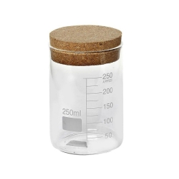 Δοχείο Δοσομετρητής Με Φελλό Lor614K12 250ml 11cm Clear Espiel Γυαλί,Φελλός