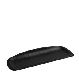 Πιατέλα Γόνδολα Ορθογώνια Wavy Mlb384K48-6 33,5Χ13,5cm Black Mat Espiel Μελαμίνη