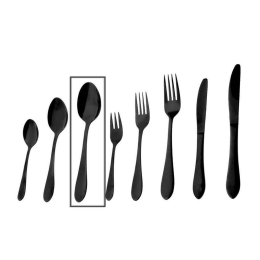 Κουτάλι Prime CUB103K12 20cm Black Espiel Ανοξείδωτο Ατσάλι
