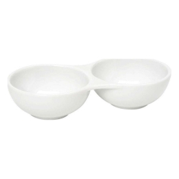 Ορντεβιέρα Πορσελάνινη 2 Θέσεων BEH118K12 14,5x7x3cm White Espiel Πορσελάνη