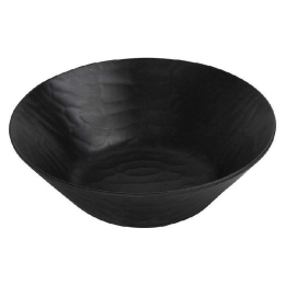 Σαλατιέρα Στρογγυλή Wavy Matte MLB388K24-6 Φ27cm Black Espiel Medium Μελαμίνη