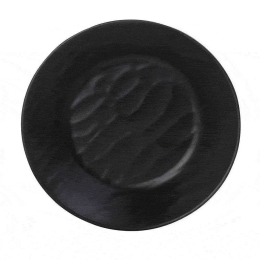 Πιάτο Βαθύ Στρογγυλό Wavy Matte MLB393K72-6 Φ19cm Black Espiel Μελαμίνη