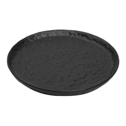 Πιάτο Ρηχό Στρογγυλό Lava NOL118K4 Φ27cm Black Espiel Κεραμικό