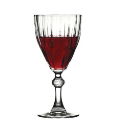 Ποτήρι Κρασιού Diamond Σετ 6 τμχ SP44767K6 245ml Γυάλινο Clear Espiel Γυαλί