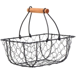 Φρουτιέρα Μεταλλική TAK116 23x15x9cm Black Espiel Μέταλλο