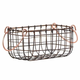 Καλάθι Σερβιρίσματος Μεταλλικό TAK122 30x20x14cm Bronze Espiel Μέταλλο