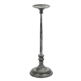 Κηροπήγιο Μεταλλικό LIX218 42x14x14cm Grey Espiel Μέταλλο