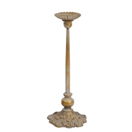Κηροπήγιο Μεταλλικό LIX221 40x14,5x14,5cm Bronze Espiel Μέταλλο