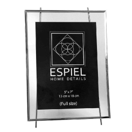 Κορνίζα FAM505 13x18cm Silver Espiel Μέταλλο