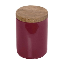 Δοχείο Με Καπάκι Essentials OWD131K6 8x8x12cm Pomegranate Espiel Κεραμικό