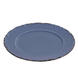 Πιάτο Φαγητού Liana TLZ101K6 Φ27cm Blue-Brown Espiel Πορσελάνη