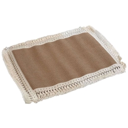 Σουπλά DYT104K6 30x45cm Beige-White Espiel Jute
