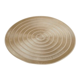 Σουπλά Στρογγυλό PUL406K6 Φ38cm Gold Espiel Polyester,PVC